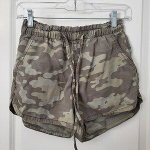 American Eagle Camo Drawstring Shorts